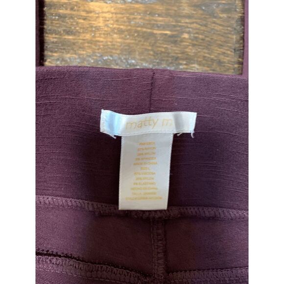 Matty M Pull On Stretch Pant Size Large - Picture 2 of 3